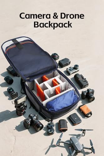 BOPai Camera Backpack Bag Professional Waterproof for Photographers with Rain Cover, Tripod Holder, Small Bag Photography Backpack Case men - Image 2